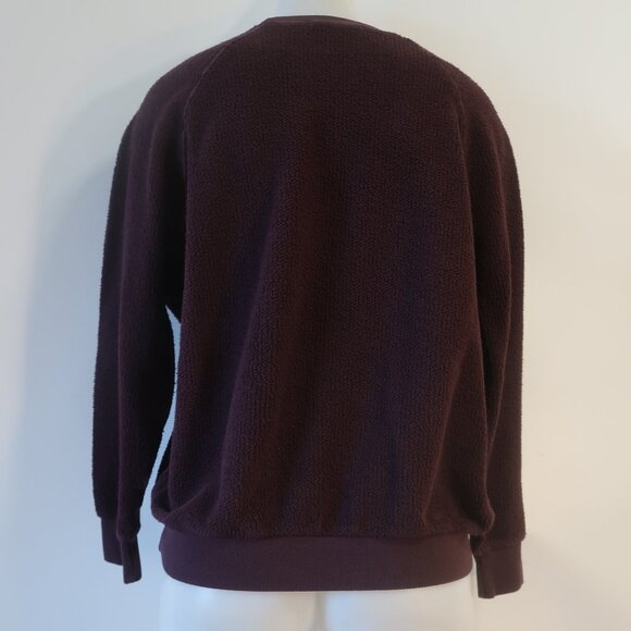 Womens PerfectWhiteTee Brown Terry Sweater L - Picture 7 of 8